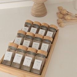 daimahome 12'li Bambu Baharatlık Seti Ve Organizer